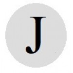 Бусины с буквами серебристые круглые J